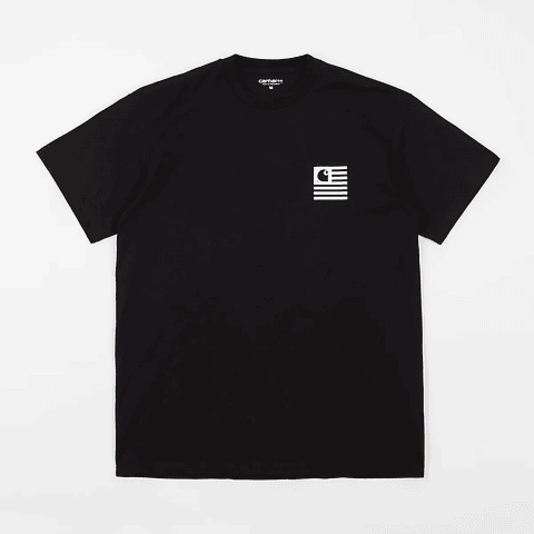 S/S Wavy State T-Shirt (Black)
