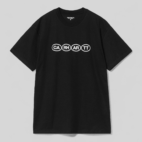 S/S Bumper T-Shirt (BLACK/WHITE) 