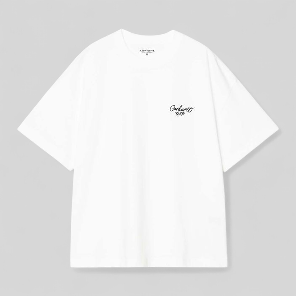 S/S SIGNATURE T-SHIRT (WHITE) 1
