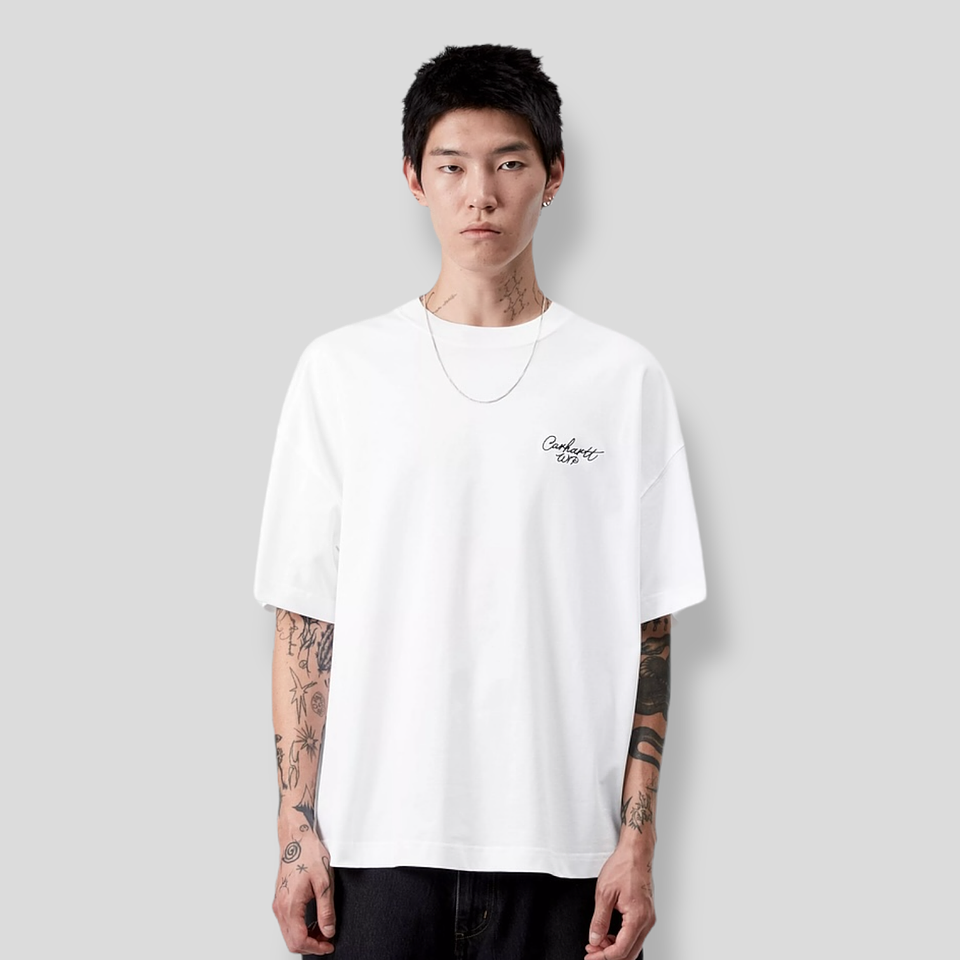 S/S SIGNATURE T-SHIRT (WHITE) 2