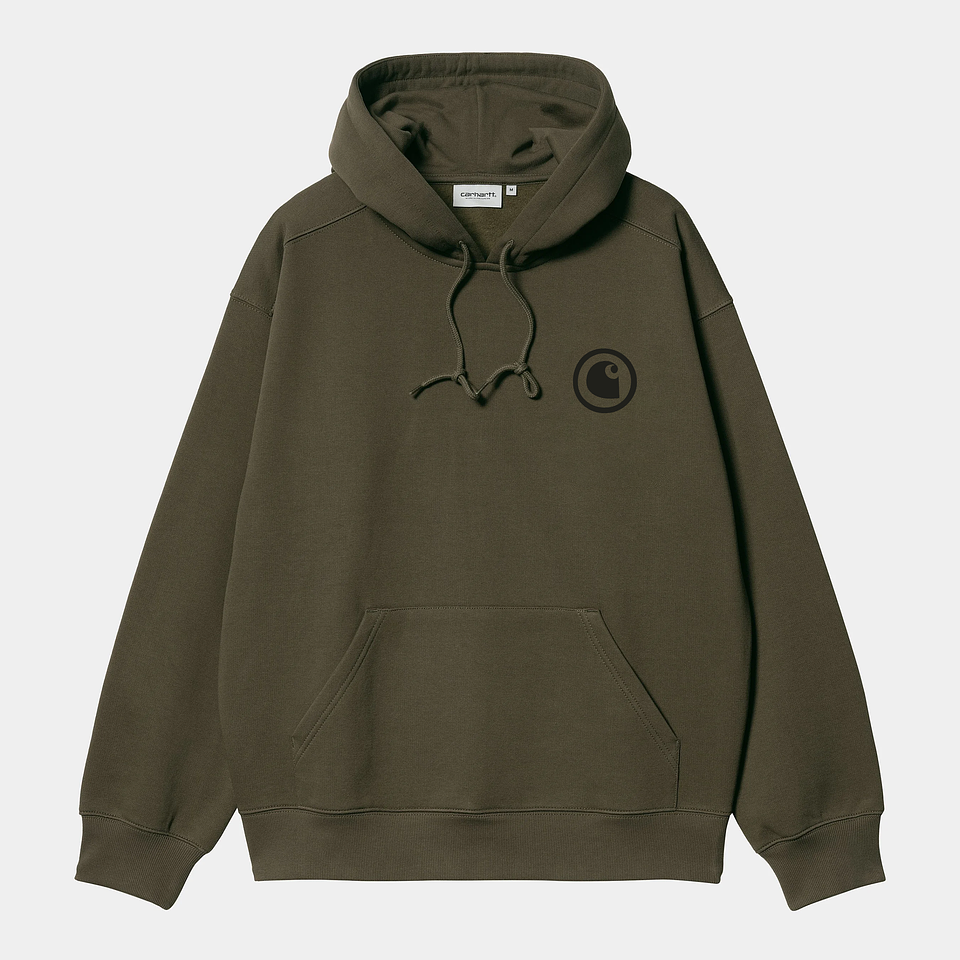 PROTECT HOODED SWEATSHIRT (CYPRESS/BLACK)  2