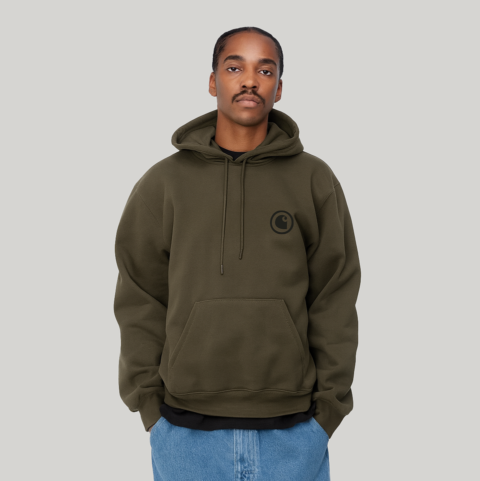 PROTECT HOODED SWEATSHIRT (CYPRESS/BLACK)  3