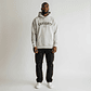 HOODED SWEATSHIRT UNIVERSITY (GREY HEATHER) - Thumbnail 2