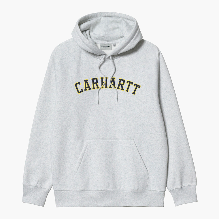 HOODED SWEATSHIRT UNIVERSITY (GREY HEATHER) 1