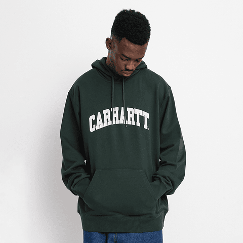 HOODED SWEATSHIRT UNIVERSITY (GREEN)