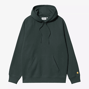 HOODED CHASE SWEATSHIRT (DARK GREEN)