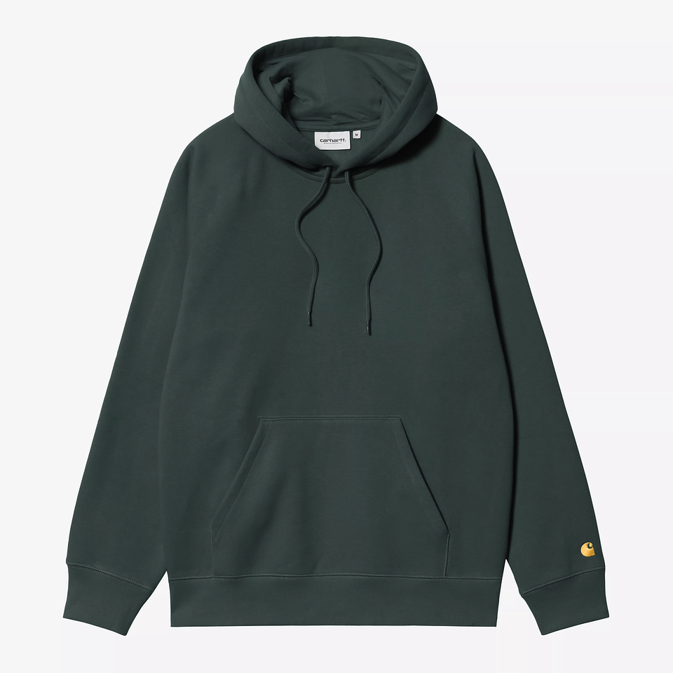 HOODED CHASE SWEATSHIRT (DARK GREEN) 1