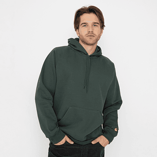 HOODED CHASE SWEATSHIRT (DARK GREEN)