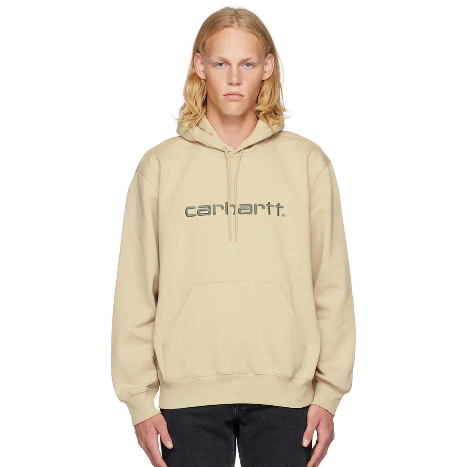 HOODED SWEATSHIRT HD (TAN) 2