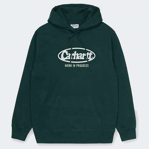 HOODED OVAL SWEAT (DARK CHIANTI)