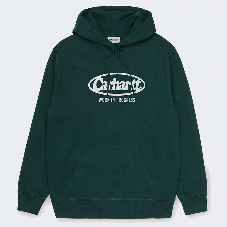 HOODED OVAL SWEAT (DARK CHIANTI) 1