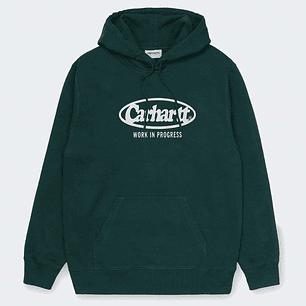 HOODED OVAL SWEAT (DARK CHIANTI)