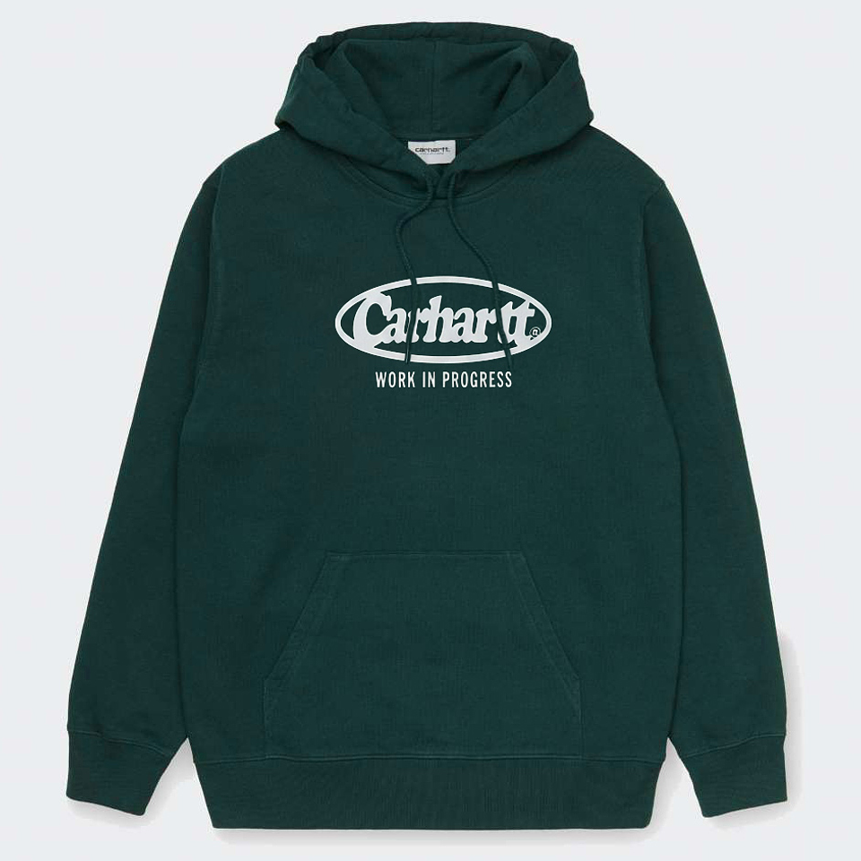 HOODED OVAL SWEAT (DARK CHIANTI) 1