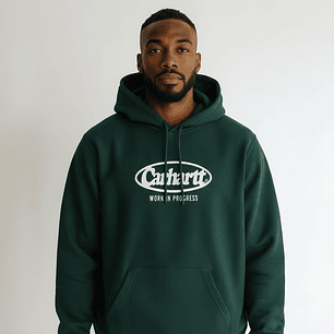 HOODED OVAL SWEAT (DARK CHIANTI)