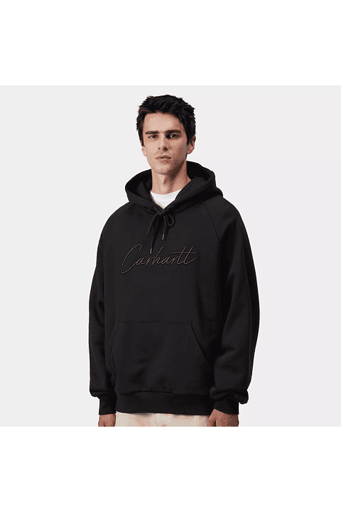 HOODED RAY SWEATSHIRT (BLACK)