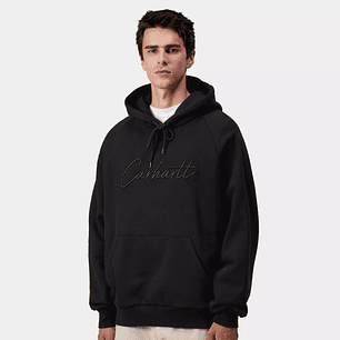 HOODED RAY SWEATSHIRT (BLACK)