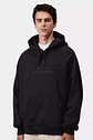 HOODED RAY SWEATSHIRT (BLACK) - thumbnail 2
