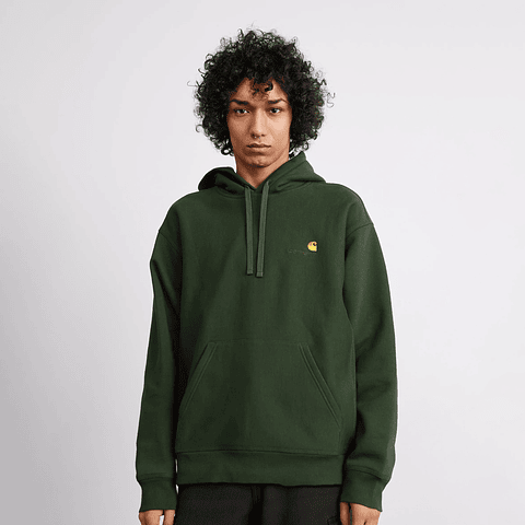 AMERICAN SCRIPT HOODIE (Green tree)