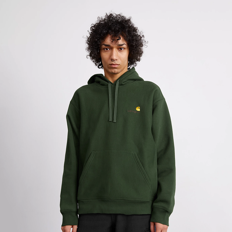AMERICAN SCRIPT HOODIE (Green tree) 2