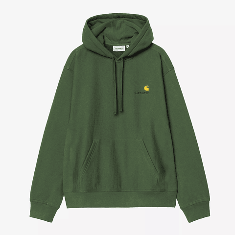 AMERICAN SCRIPT HOODIE (Green tree)
