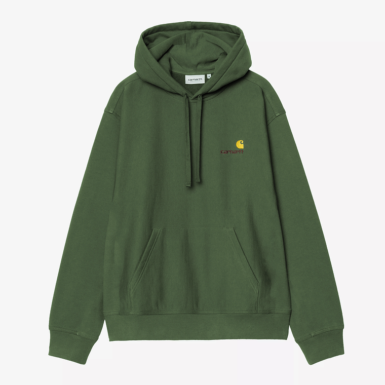 AMERICAN SCRIPT HOODIE (Green tree) 1