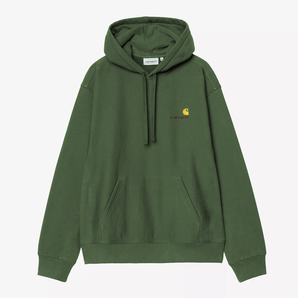 AMERICAN SCRIPT HOODIE (Green tree) 1