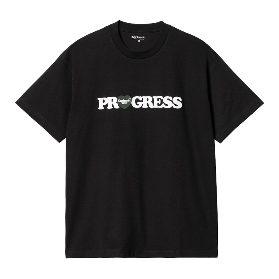 I HEART PROGRESS T-SHIRT (BLACK) 1