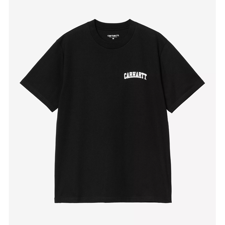 S/S UNIVERSITY SCRIPT T-SHIRT (BLACK) 1