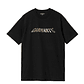 S/S DANDELION SCRIPT T-SHIRT (BLACK) - Thumbnail 1