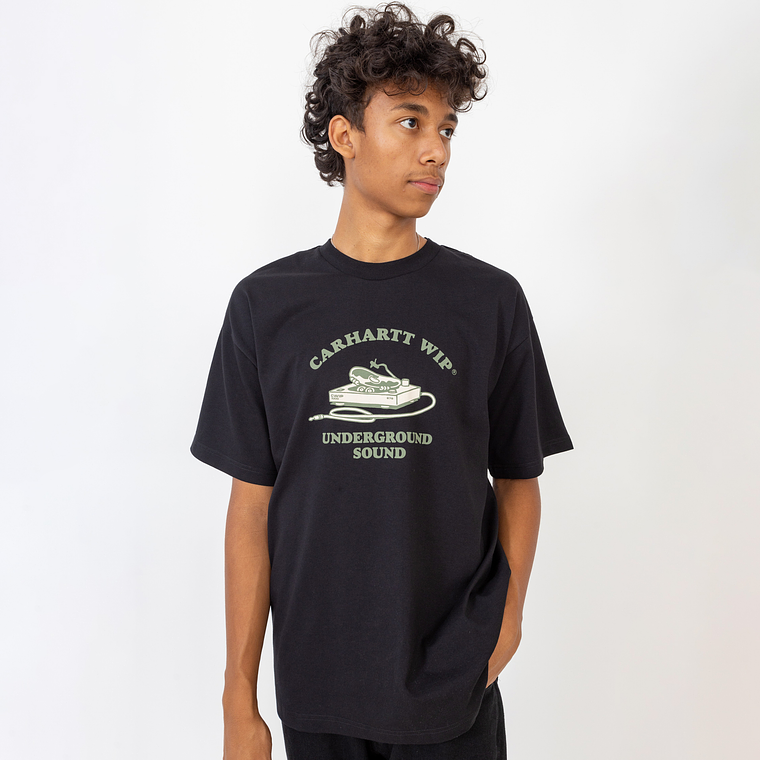 UNDERGROUND SOUND T SHIRT (BLACK) 2