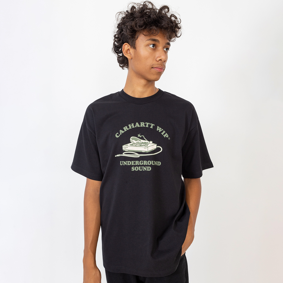 UNDERGROUND SOUND T SHIRT (BLACK) 2