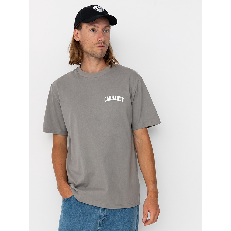 S/S UNIVERSITY SCRIPT T-SHIRT (GREY) 2
