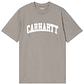 S/S UNIVERSITY SCRIPT T-SHIRT (GREY) - Thumbnail 1