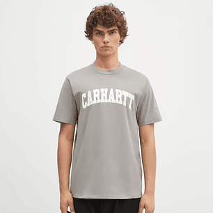 S/S UNIVERSITY SCRIPT T-SHIRT (GREY)