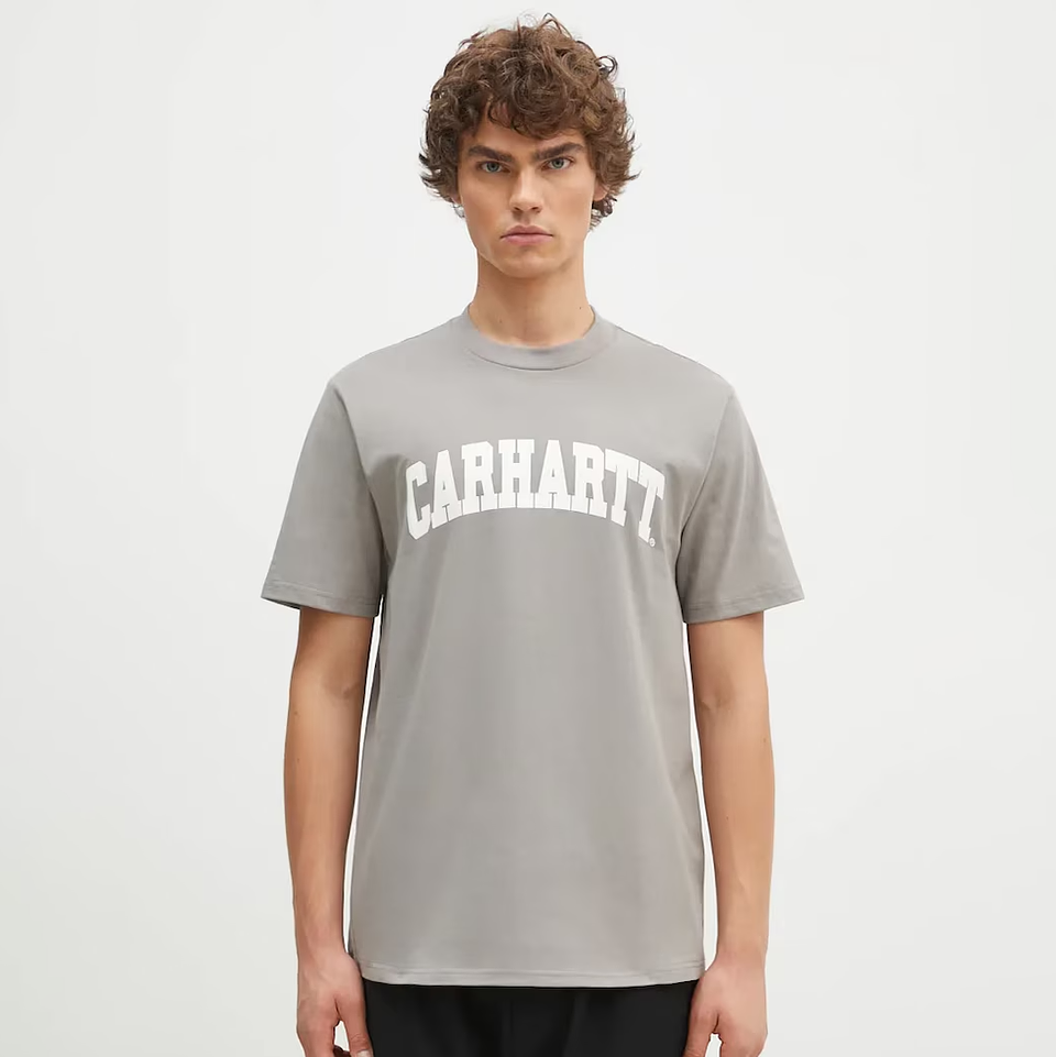 S/S UNIVERSITY SCRIPT T-SHIRT (GREY) 2
