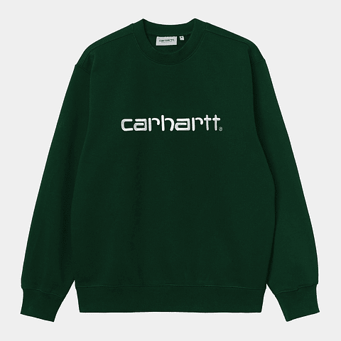 SCRIPT SWEATSHIRT (GREEN)