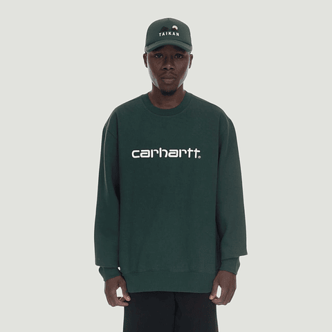 SCRIPT SWEATSHIRT (GREEN)