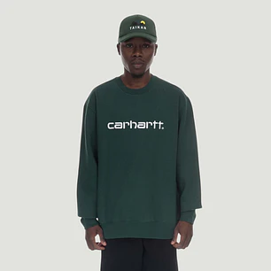 SCRIPT SWEATSHIRT (GREEN)