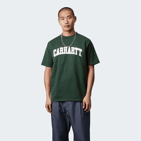 S/S UNIVERSITY SCRIPT T-SHIRT (Green) 