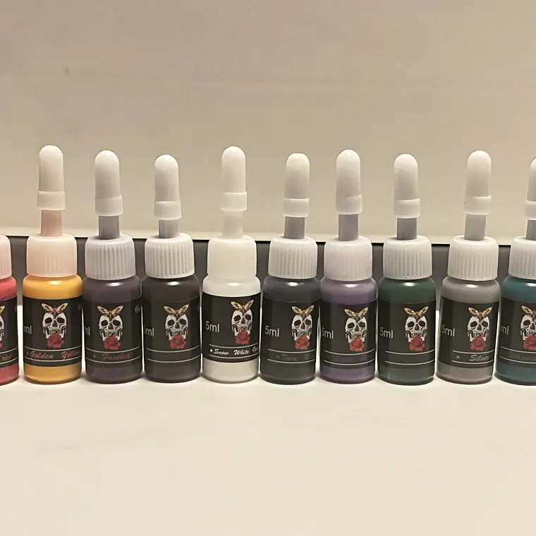 Tintas Vegetales para Tatuaje 5 ml – Varios Colores Valor Unitario 1