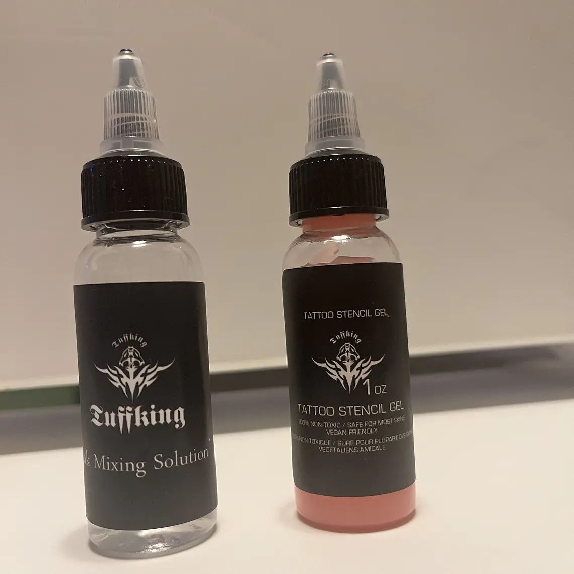 Pack Solución para Mezcla de Tinta 30 ml + Tattoo Stencil Gel 30 ml 1