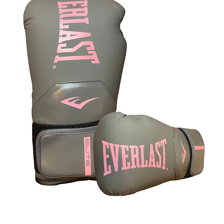GUANTE BOX EVERLAST ELITE 2 GRIS/ROSADO 1