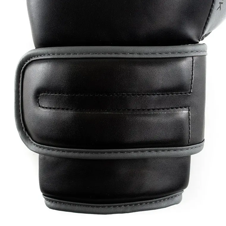 Guantes de Boxeo Everlast Powerlock Negro Gris 5