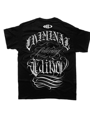 T-Shirt Criminal Lettering Clicka