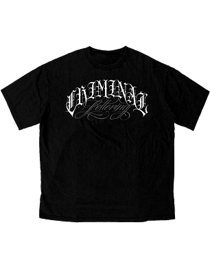 T-Shirt OV Black Criminal Lettering