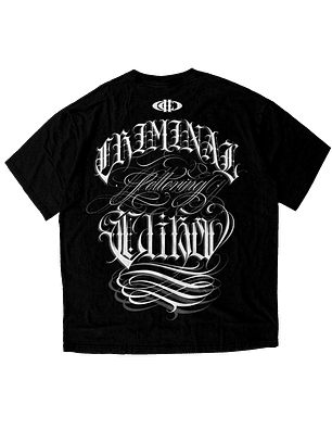 T-Shirt OV Black Criminal Lettering