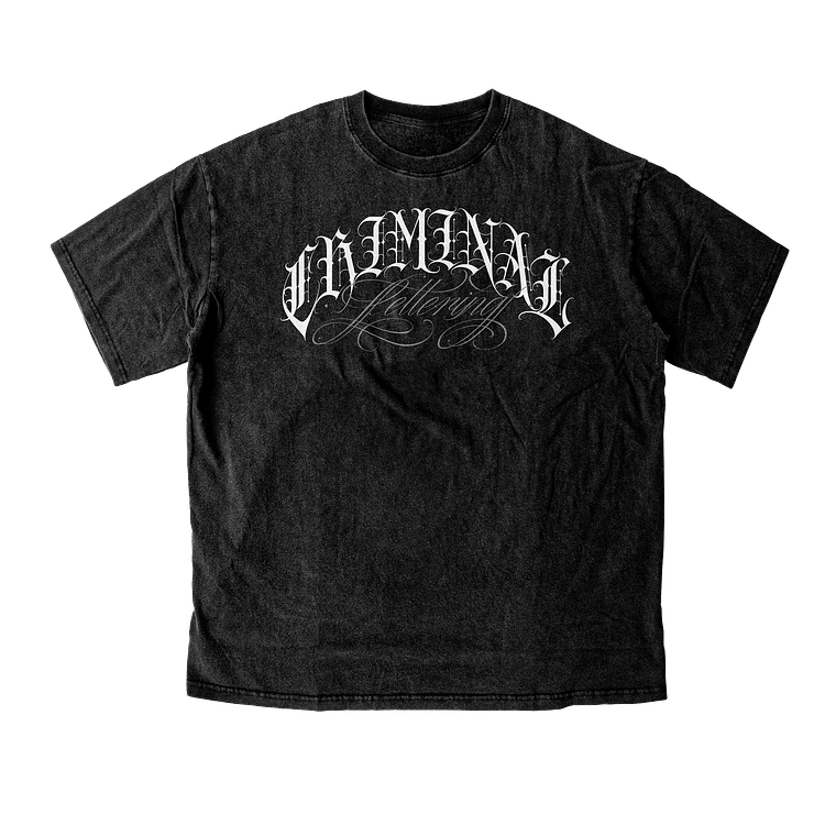 T-Shirt OV Gravillado Criminal Lettering 1