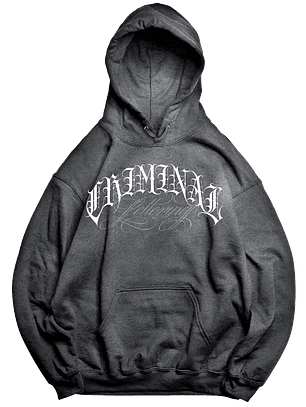 Hoodie OV Gravillado Criminal Lettering