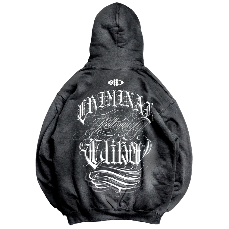 Hoodie OV Gravillado Criminal Lettering 2
