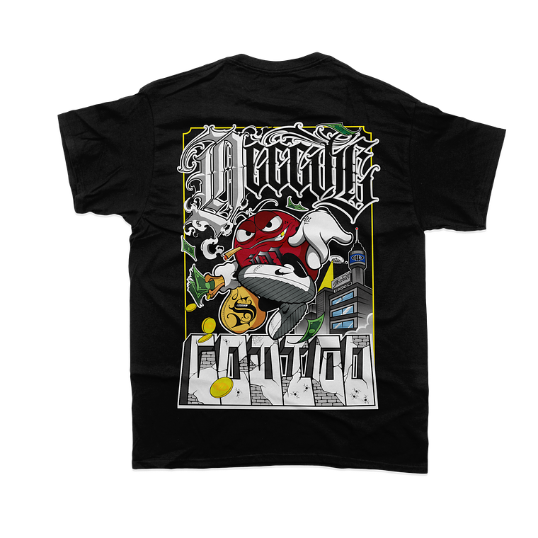 T-Shirt Regular Black M&M 2